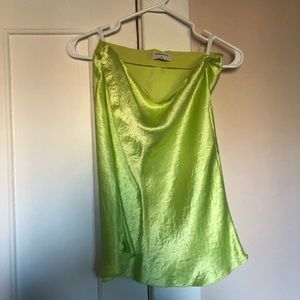 BABATON silk mini skirt